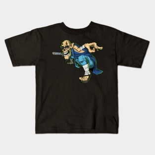 samurai skull Kids T-Shirt